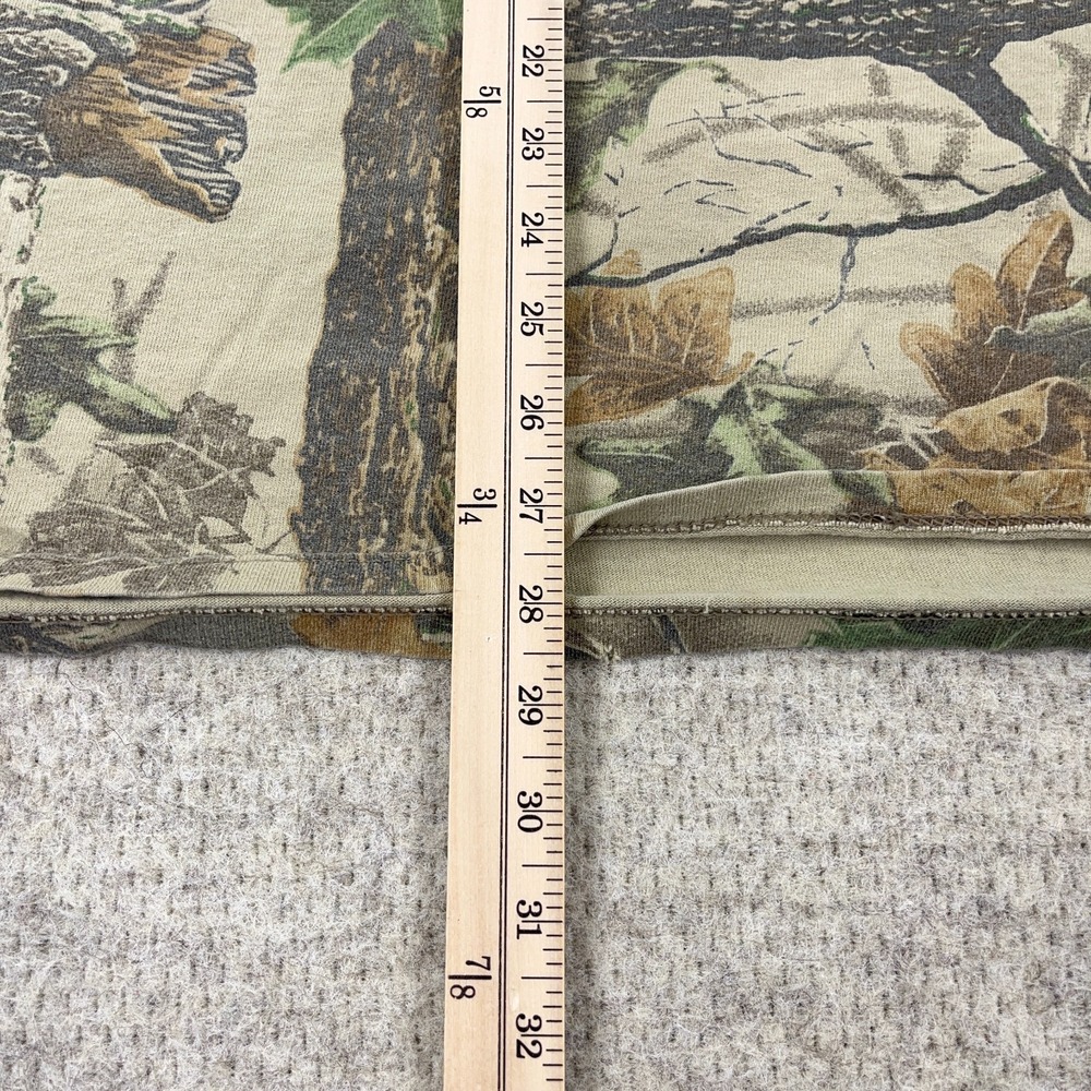 Vintage Trebark Camo Shirt Men 3XL Long Sleeve 90s Y2K USA Jerzees Faded Grunge - Picture 11 of 15